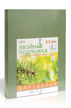 Подложка Steico хвойная 5.5 мм. (7 м2)
